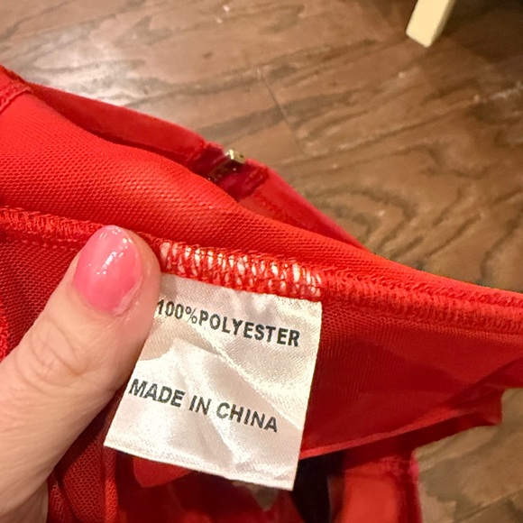 WhiteFox NWT Gimme Love red bustier, medium - Picture 7 of 8